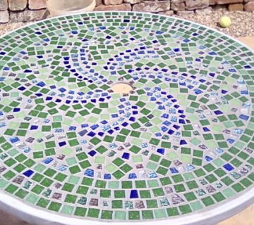 موزاییک خیس متراکم