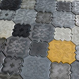 موزاییک بتنی دو لایه